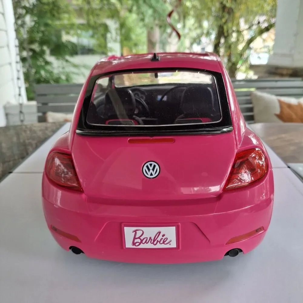Barbie Volkswagen The Beetle Pink VW Car BJP37 2013 Mattel Style 4 - Picture 6 of 13